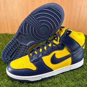 Nike Dunk High Michigan 2025 Lifestyle Sneakers HF3143-700 Men's Size 10